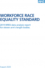 NHS Workforce Race Equality Standard: 2019 WRES data analysis report for arm’s length bodies